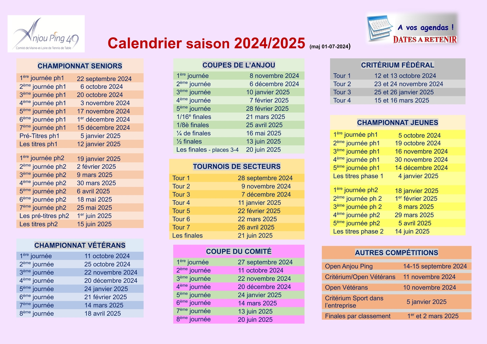 Calendrier