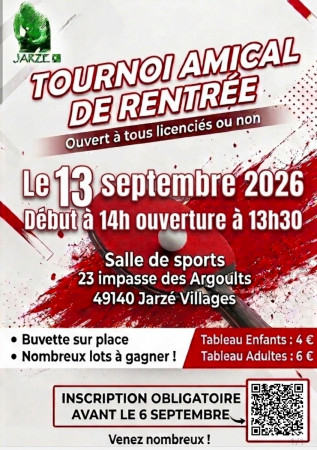 Tournoi de rentrée